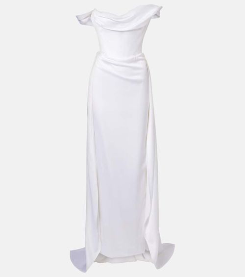 Bridal Nova Grace satin bustier gown