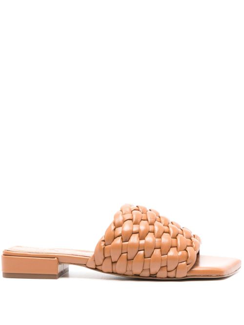 Aster interwoven leather sandals - Brown
