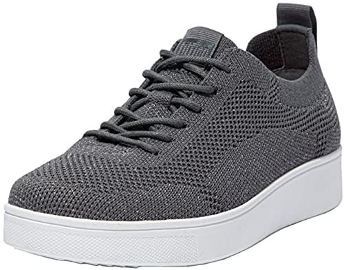 FitFlop Women's Rally Tennis Sneaker-Tonal Knit