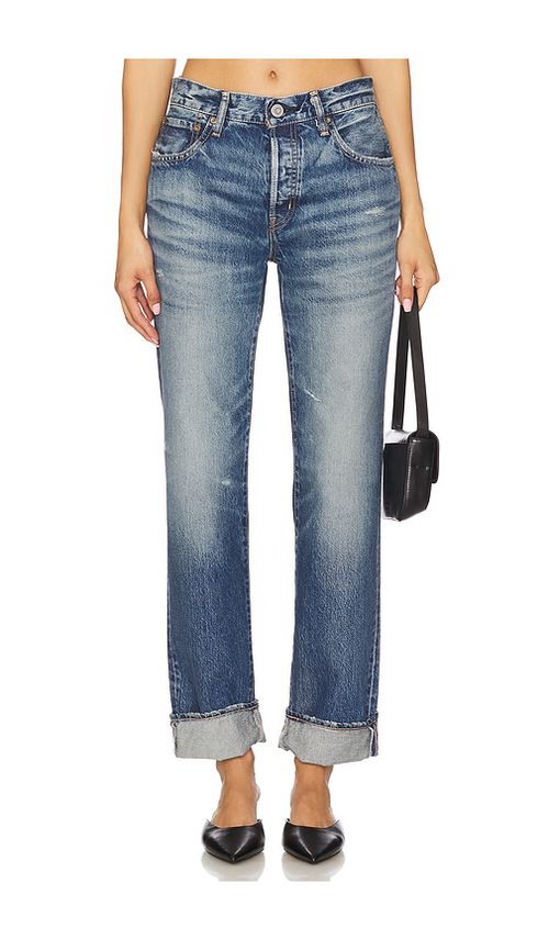 Moussy Vintage Aquebogue Straight Jeans in Blue. -  28 also in 24, 25