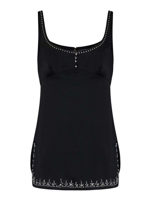 Black Satin Top