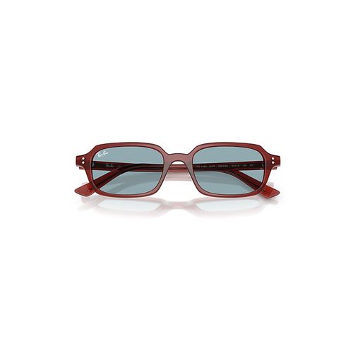 Ray-Ban Zuri Bio-based Sunglasses Rosty Brown Frame Blue Lenses 52-19