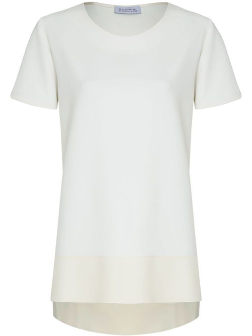 Gloria Coelho colour-block blouse - White