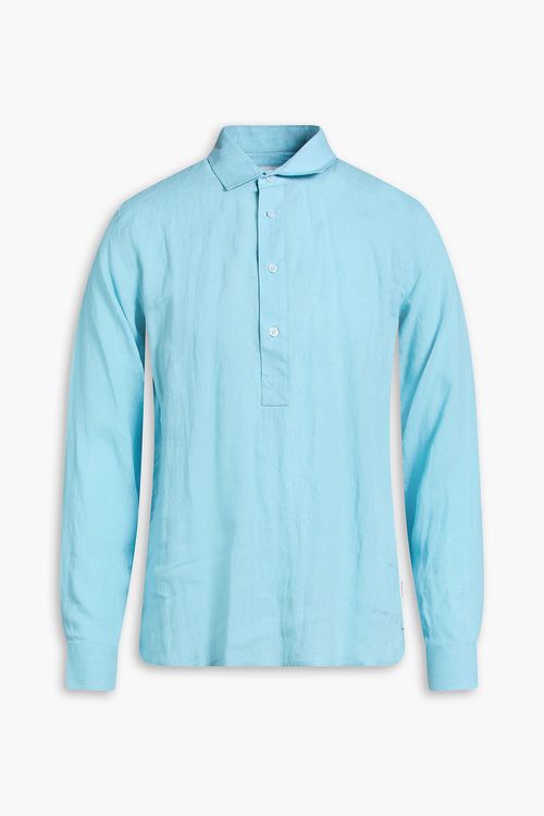 Percy linen shirt - Blue - S