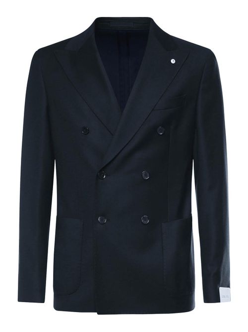Double-Breasted Wool Blazer