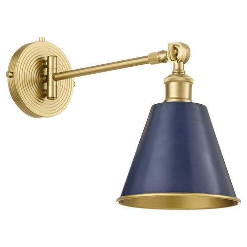 Blue Aged Brass Wall Mount from the Bailey Collection