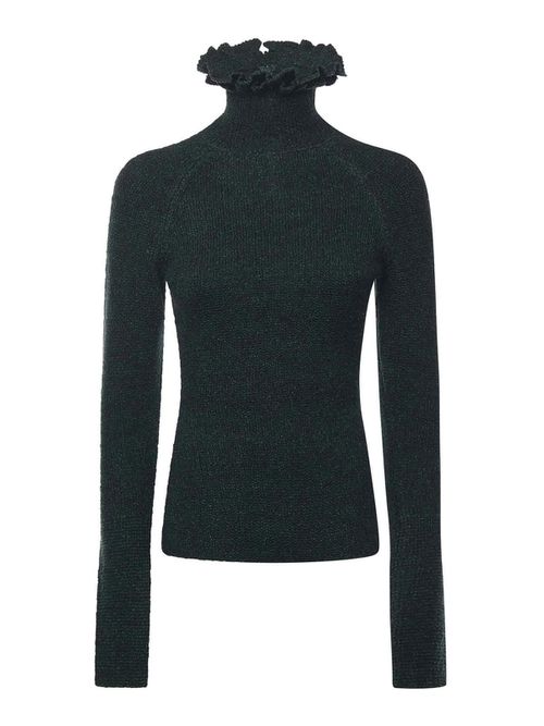 Turtleneck With Ruffles