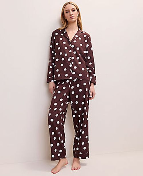 Ann Taylor Polka Dot Pajama Set