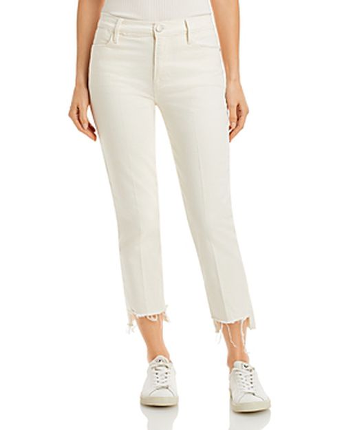Le High Ankle Straight Leg Jeans in Au Natural