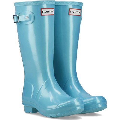 Hunter Original Nebula Rubber Pool Blue Wellington Boot