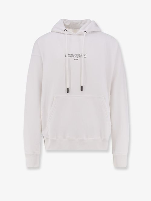 Logo-Print Cotton Sweatshirt — White