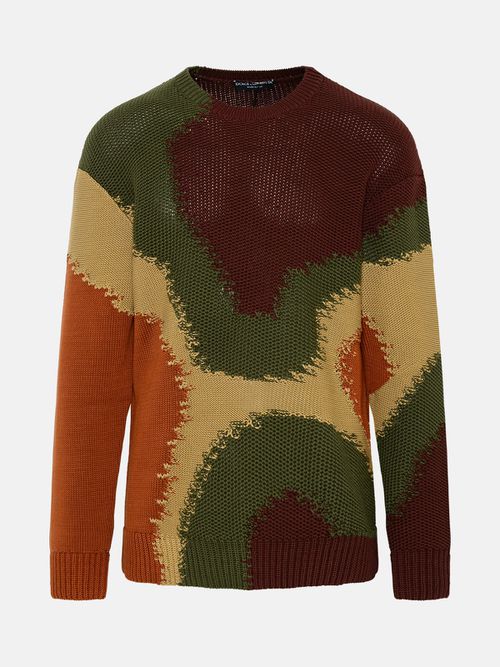 Multicolor Cotton Sweater