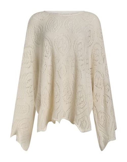 Woman Sweater Ivory Size S Baby alpaca wool, Polyamide, Virgin Wool