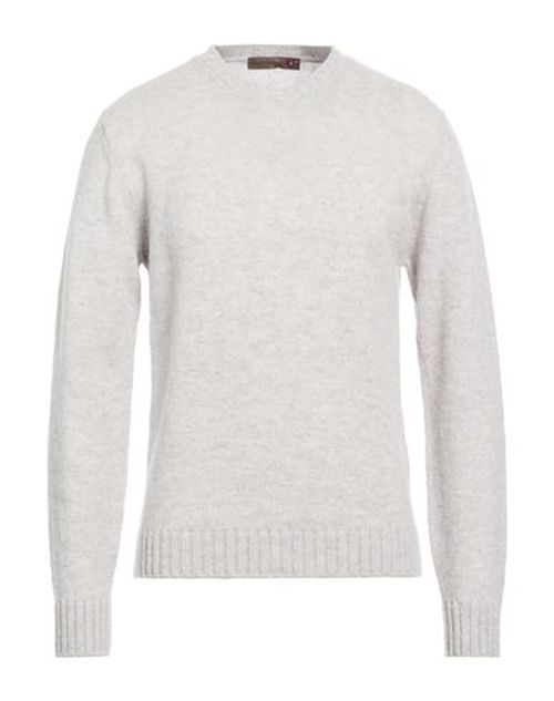 Man Sweater Light grey Size XXL Wool