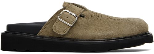 Kenzo Beige Kenzo Paris 'Kenzo Matto' Clogs