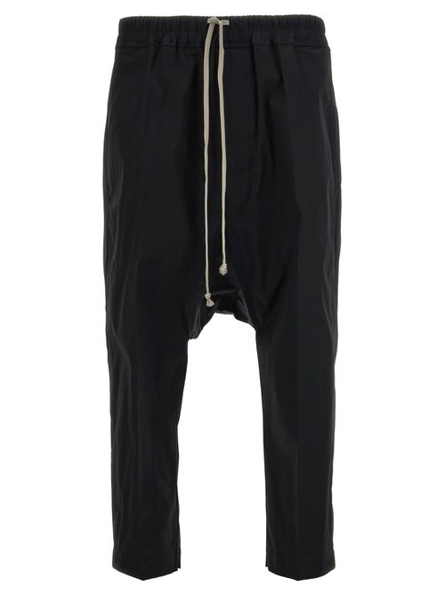 Black Relaxed Drawstring Pants