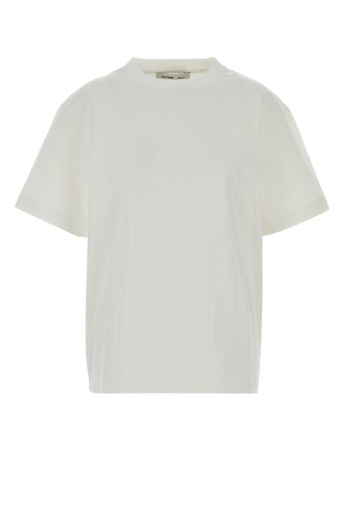Cotton T-shirt — Beige