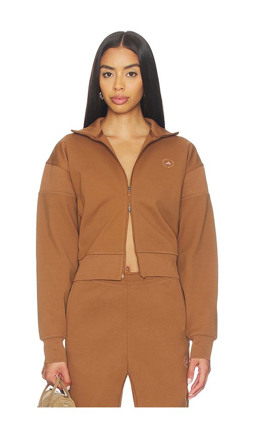 Adidas by Stella McCartney Knitted Track Top in Brown. - L also in M, S