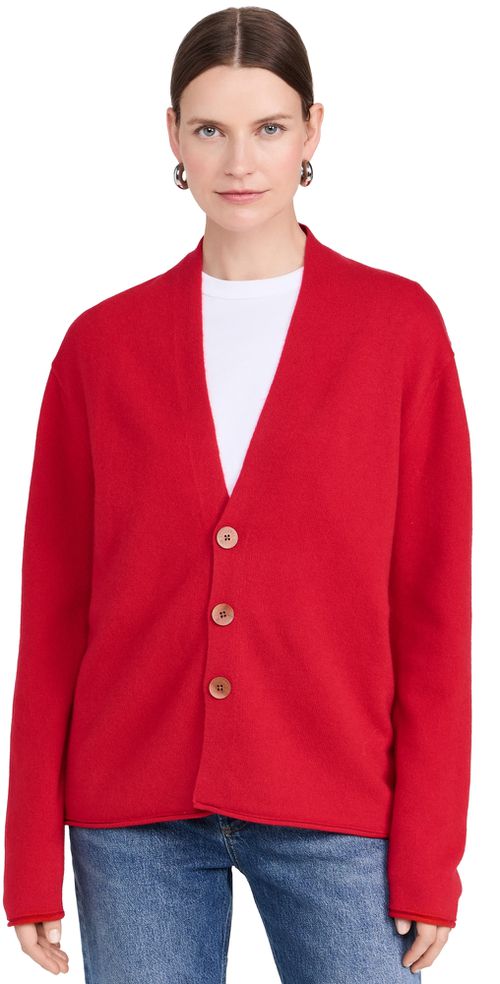 Everywear Cardigan True Red