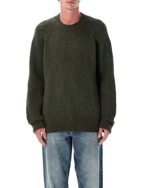 Dark Green Roundneck Pullover