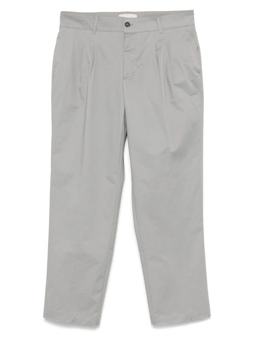 The Editor pleat-detail trousers - Grey