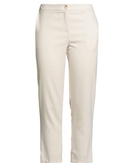 Woman Pants Beige Size 10 PES, Rayon, Elastane
