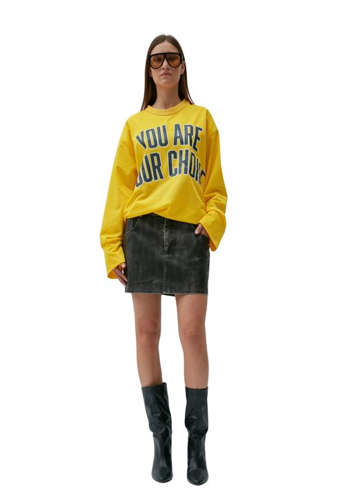 Women's Miniskirt in leather