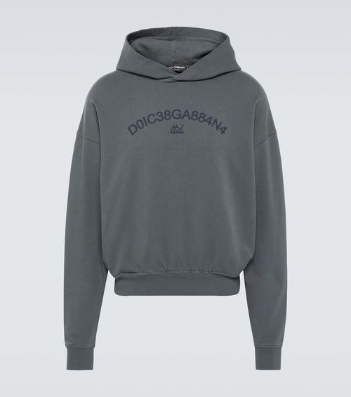 Cotton jersey hoodie