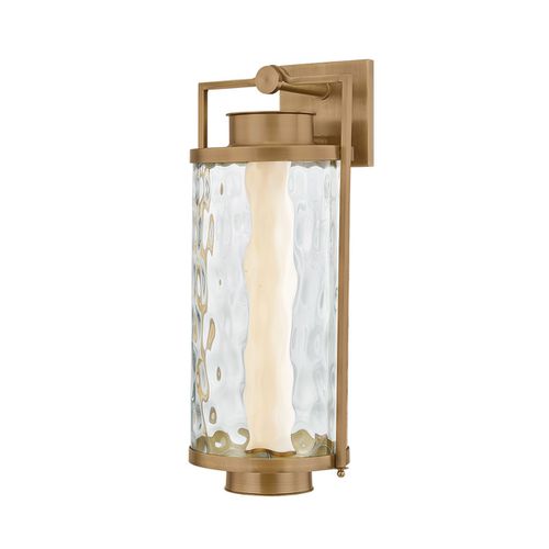 Patina Brass LED Wall Sconce from the Haddock Collection