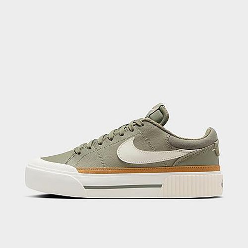 Women's Court Legacy Lift Casual Shoes in Green/Light Army