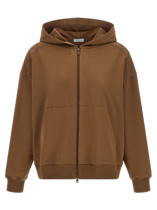 Shiny Trims Hoodie