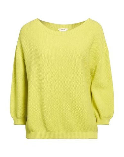 Woman Sweater Lime green Size M/L Cotton