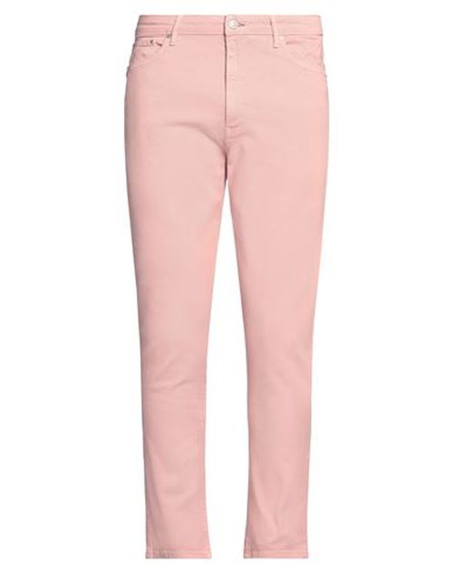 Man Jeans Pink Size 28 Cotton, Elastane