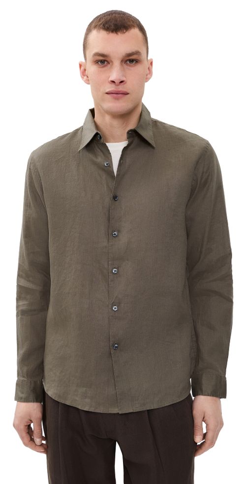 Irving Relaxed Linen Shirt Morel