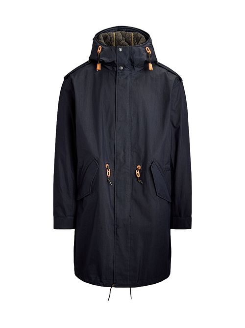 Men's Marsh 3-in-1 Hooded Cotton-Nylon Lined Coat - Carbon Blue