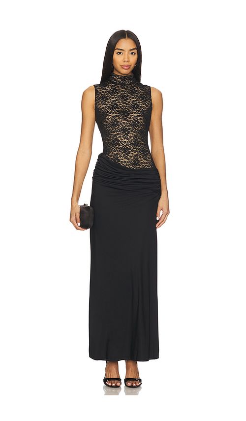 Runaway The Label Casana Maxi Dress in Black. XS. Also in