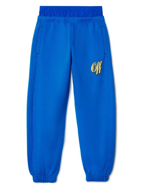 Baseball double-waistband track pants - Blue