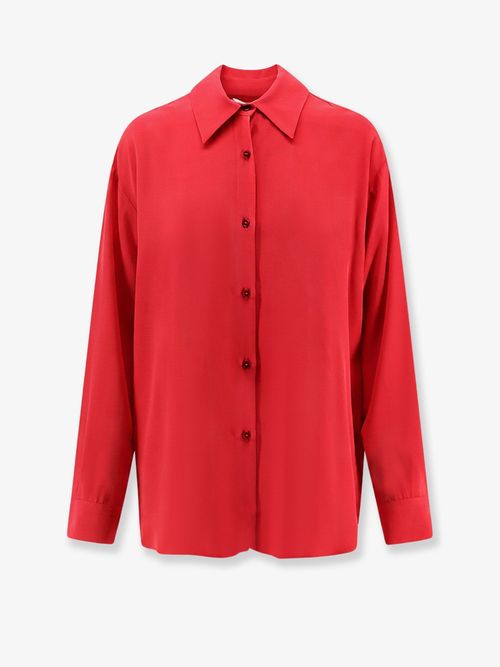 Silk Shirt — Red
