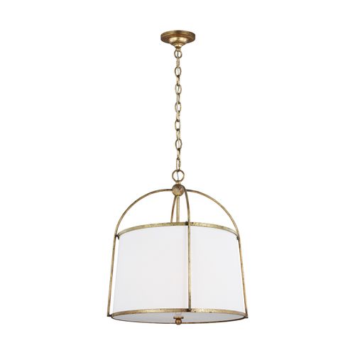 Visual Comfort Studio Stonington 2-Light Chandelier in Antique Gild by Chapman & Myer