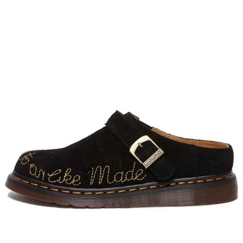 Dr.Martens Isham Desert Oasis Suede Mules 'Black'
