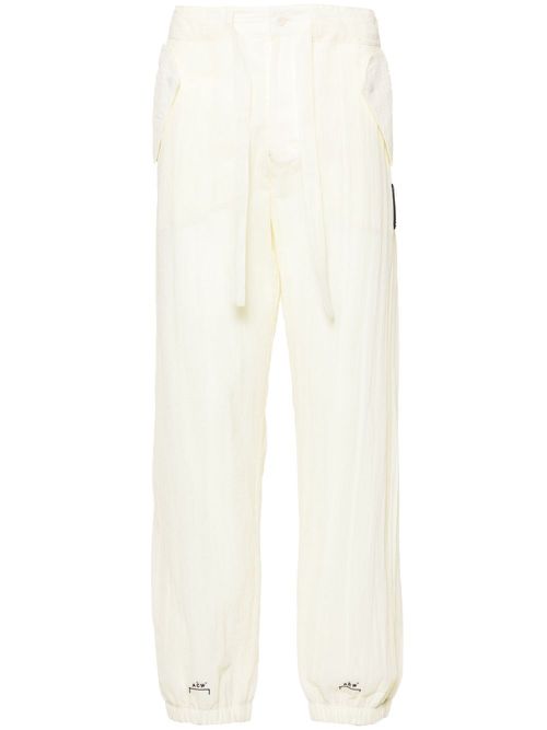 Cinch crinkled track pants - Neutrals