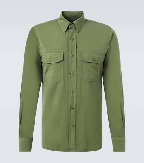 Cotton and silk shirt