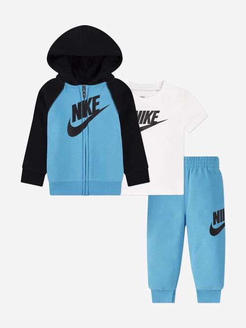 Nike Boys 3 Piece Tracksuit Set in Blue 12 Mths