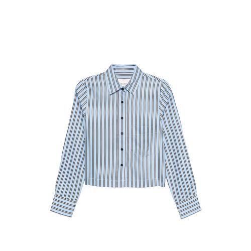 Striped Cropped Shirt