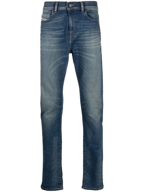 1983 low-rise slim-cut jeans - Blue