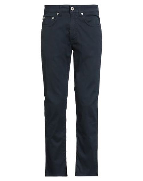 Man Pants Navy Size 30 Cotton, Elastane