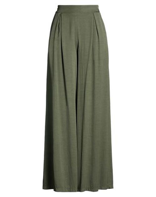 Collezione N_01 Woman Pants Military green Size XS Viscose, Linen