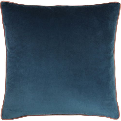 Paoletti Meridian Cushion - Blue/Pink - Size 55 cm x 55 cm