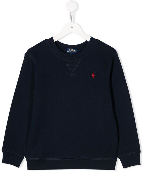 POLO RALPH LAUREN KIDS Polo brand sweatshirt - Blue