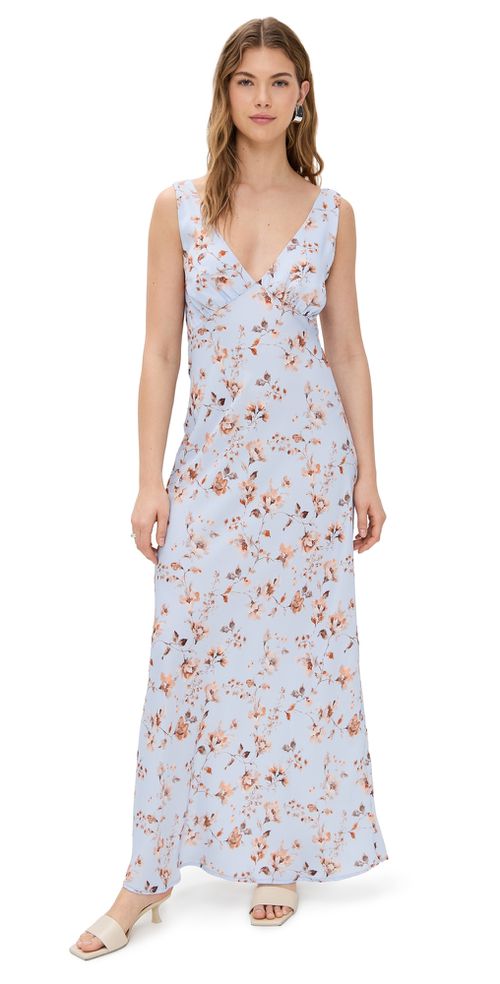 chinese dress ladies Chelsea Maxi Dress in Eclipse XL / Eclipse